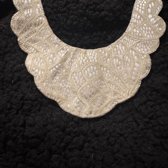 Beaded  Blue Cameo Necklace - Picture 5 of 6